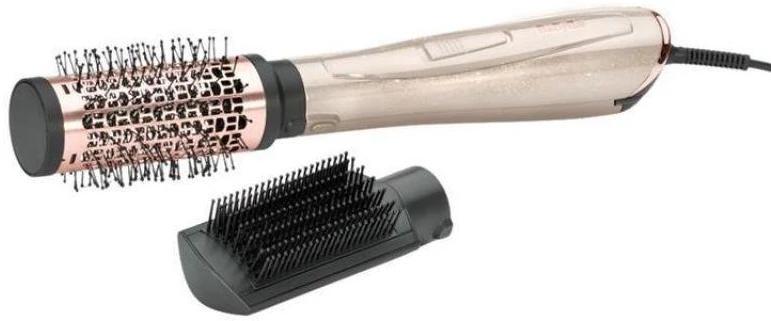 BaByliss AS914PE hair styling tool Straightening brush Warm Juodas, Rose auksinis 1000 W 2.5 m