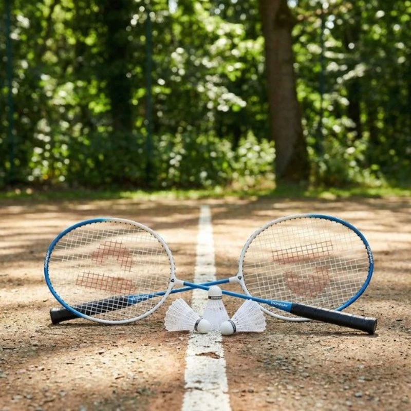 Donnay Badmintono rinkinys su raketėmis, mėlynas