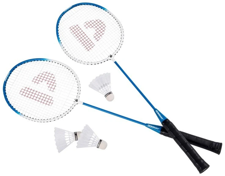 Donnay Badmintono rinkinys su raketėmis, mėlynas