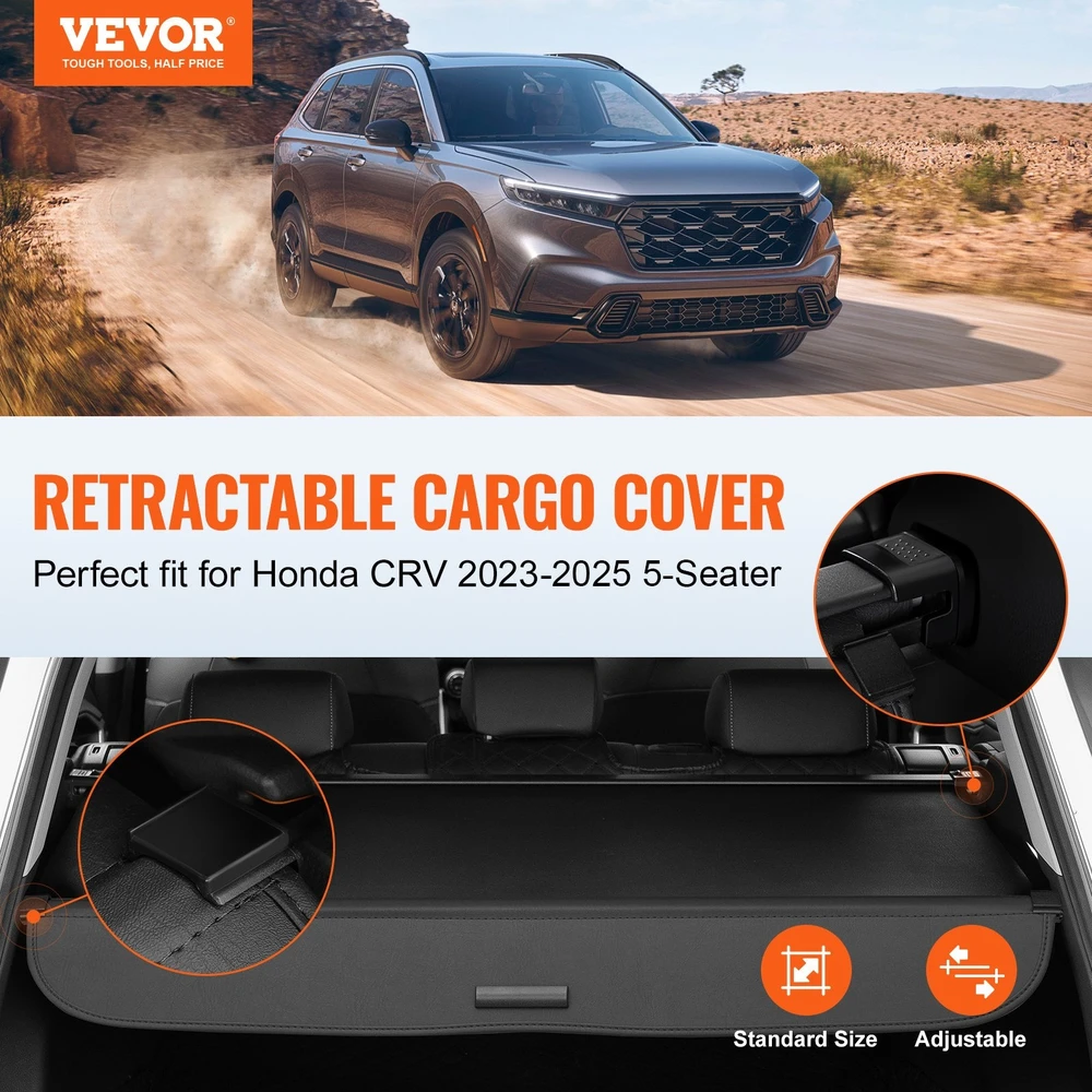 Vevor Ištraukiama bagažo uždanga Honda CRV 2023-2024