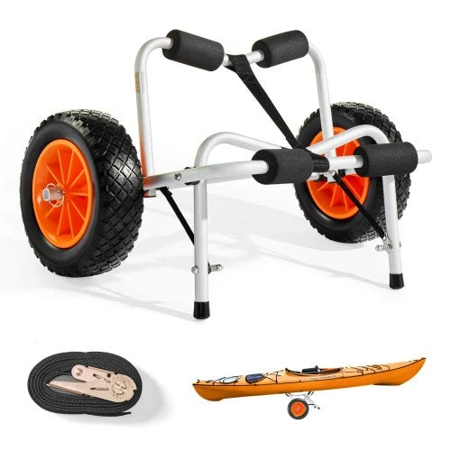 VEVOR Sulankstomas vežimėlis baidarėms 113 kg