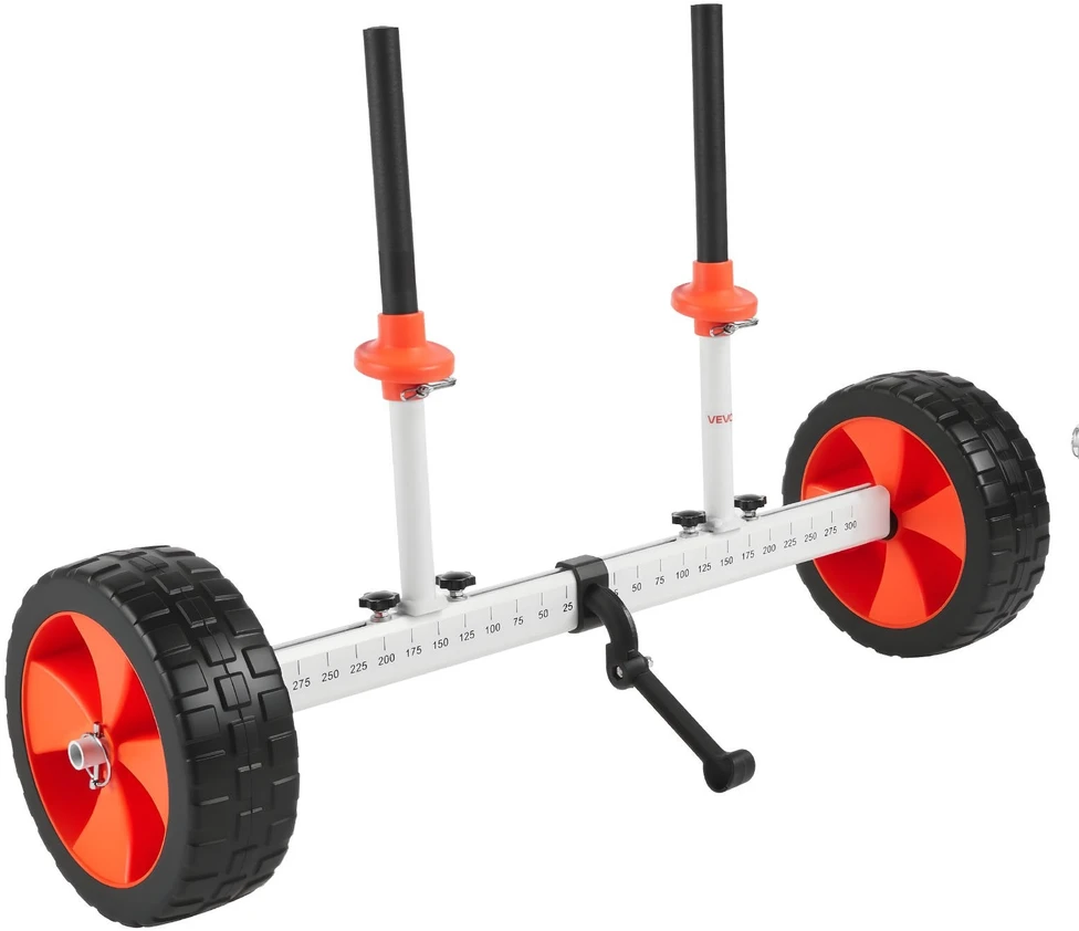VEVOR Kanojų ir baidarių vežimėlis su 25 cm PU ratais