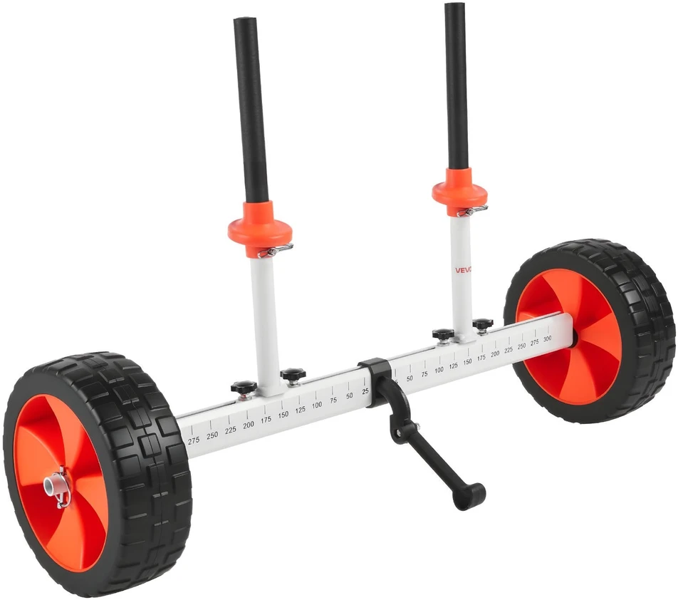 VEVOR Kanojų ir baidarių vežimėlis su 25 cm PU ratais