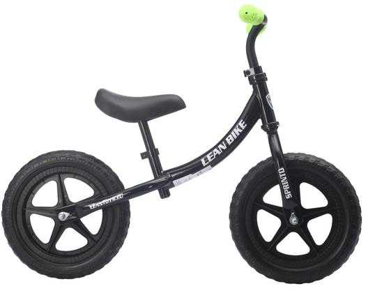 Lean Trike Balansinis dviratis SPRINTO Push-off dviratis Juoda