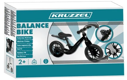 Balance bike juodas Kruzzel 25767