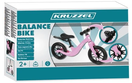 Balance bike pink Kruzzel 25768