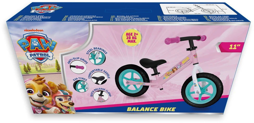 None Balansinis dviratukas Seven Paw Patrol Girls