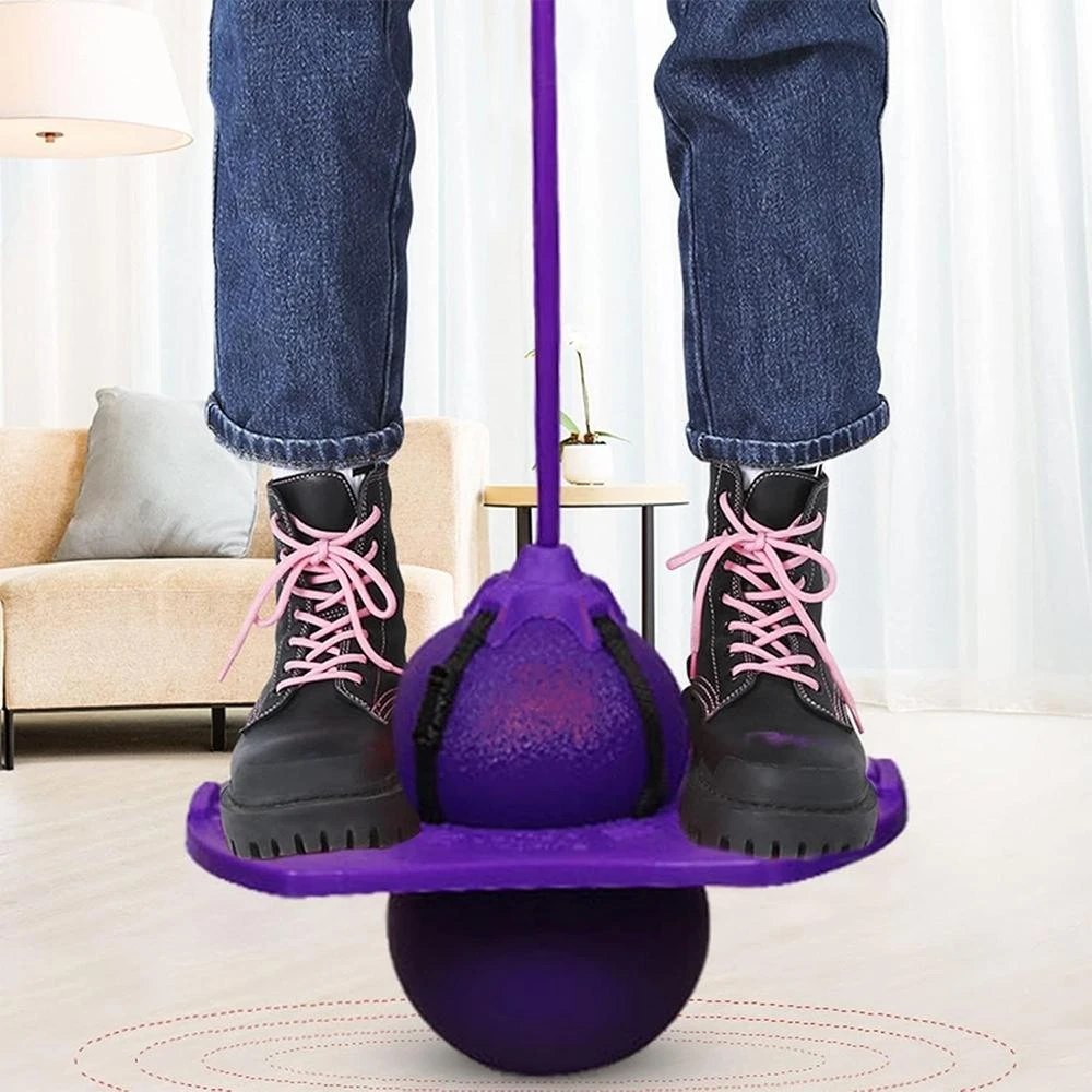 Ikonka Balansinis šokliukas "POGO" violetinis