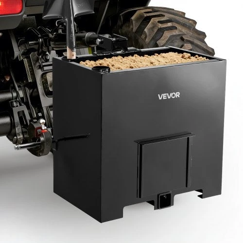 Vevor Svorio dėžė traktoriams, 363 kg talpa, juoda