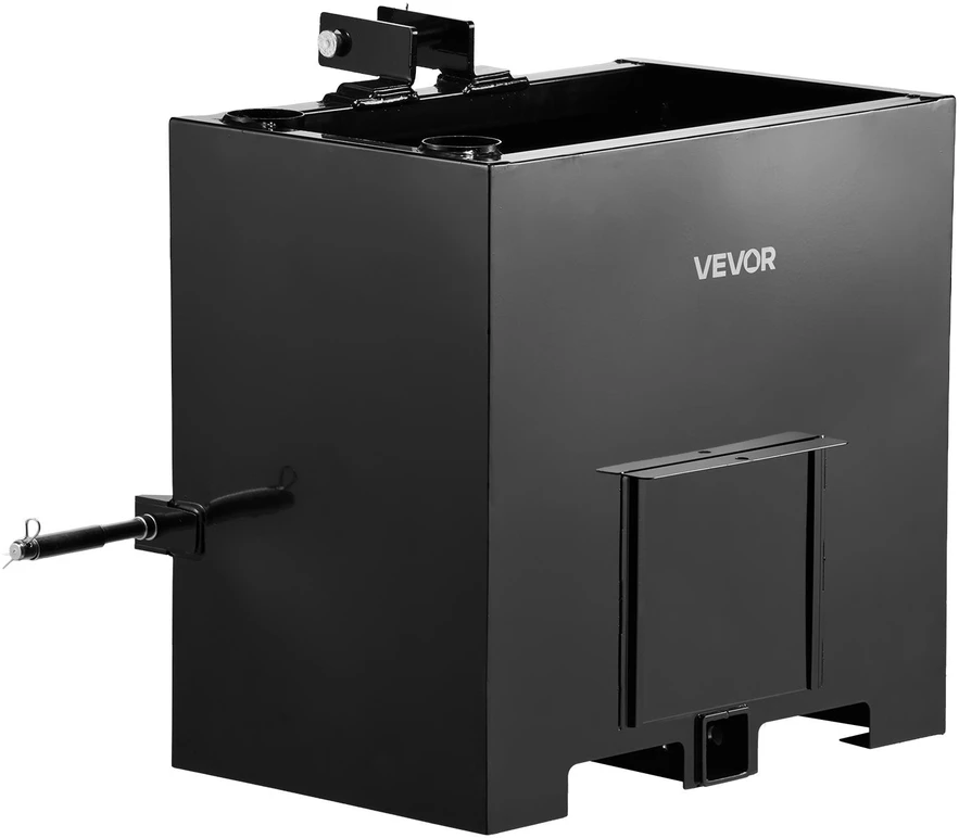 Vevor Svorio dėžė traktoriams, 363 kg talpa, juoda