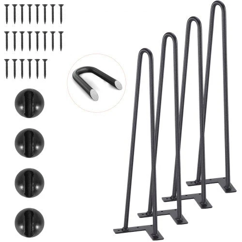 VEVOR 482 mm plaukų segtuko formos baldo kojos