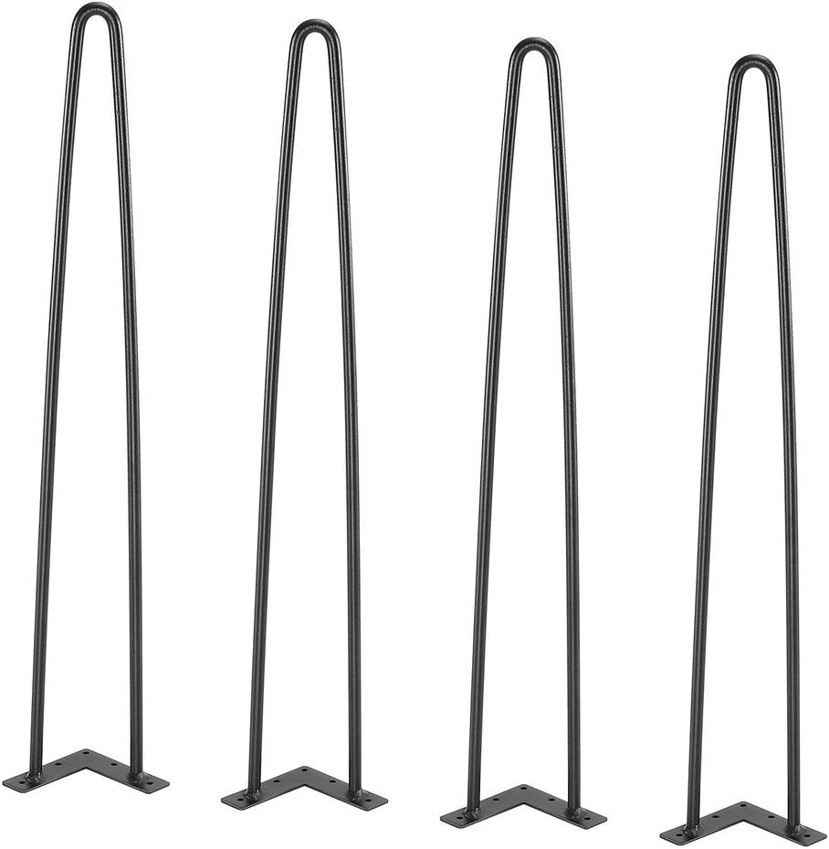 VEVOR 711 mm metalinės plaukelių kojos baldams