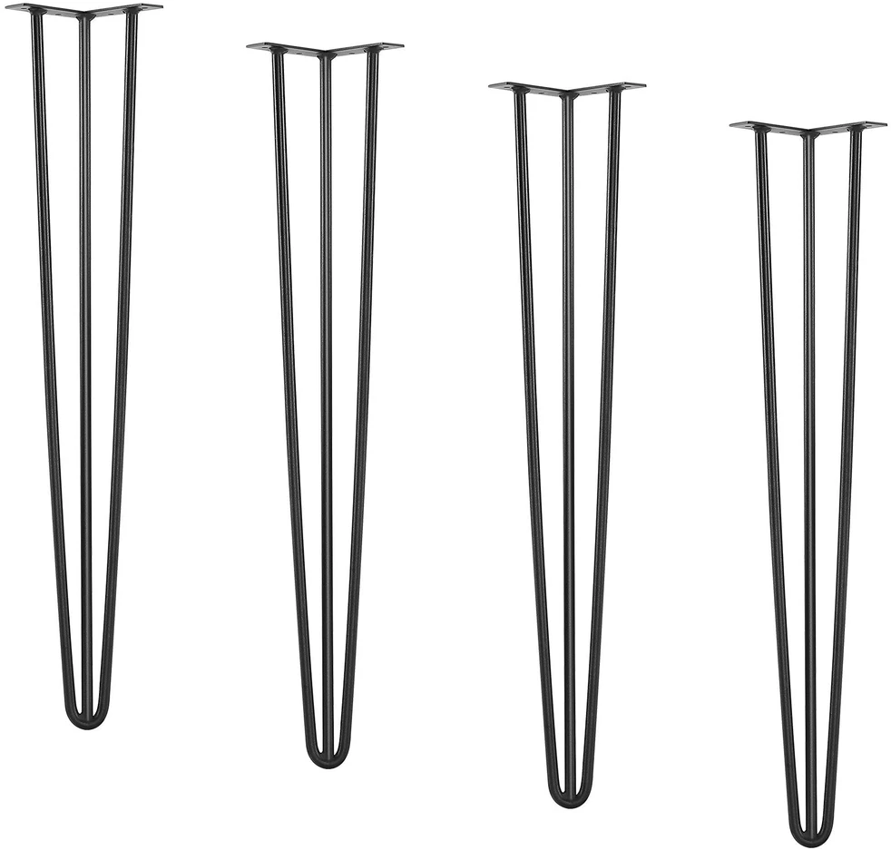 VEVOR Plieninės plaukų smeigtukų stalo kojos 71 cm, 4 vnt.