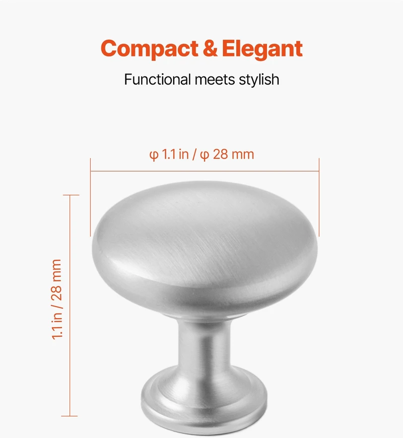 VEVOR Nikelio spalvos kabės komplektas suknelėms