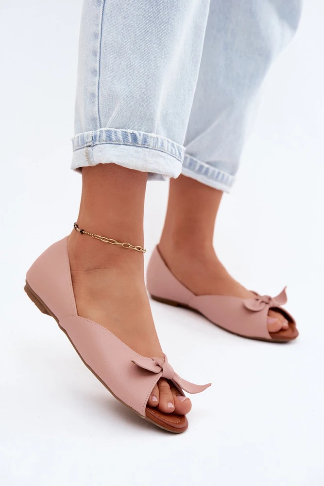 Balerinos iš dirbtinės odos Step in style