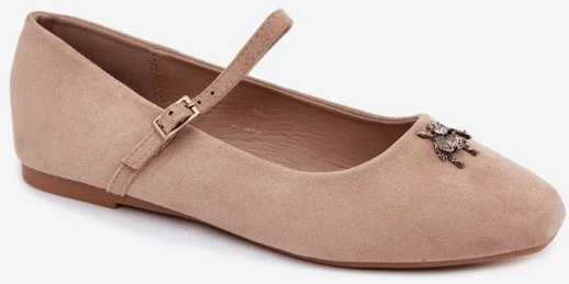 Balerinos iš zomšos imitacijos Step in style