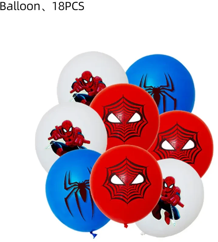 Balionai „Žmogus voras” (Spiderman) 18 vnt.