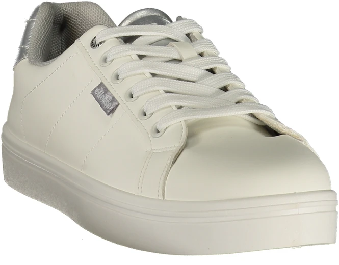 Balta sneakersy moterims Ellesse Milton 001 – Sidabrinė detale
