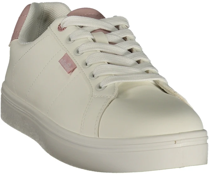 Balta sneakersy moterims Ellesse Milton 001 – rožinė detale