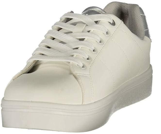 Balta sneakersy moterims Ellesse Milton 001 – Sidabrinė detale