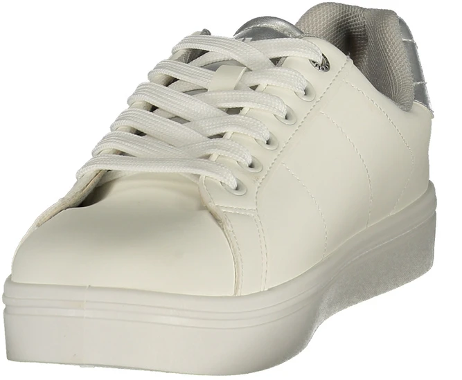 Balta sneakersy moterims Ellesse Milton 001 – Sidabrinė detale
