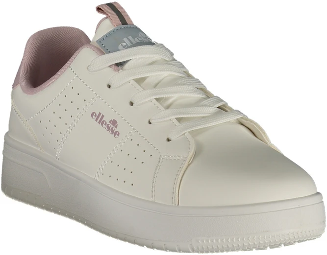 Balta sneakersy moterims Ellesse Sandy 001 – liliowe detale
