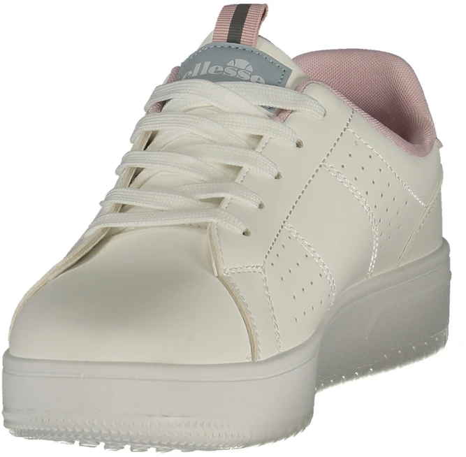 Balta sneakersy moterims Ellesse Sandy 001 – liliowe detale