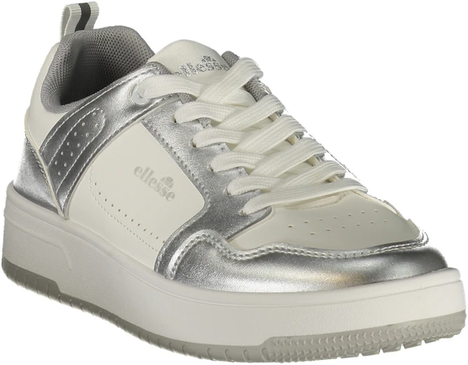 Balta sneakersy moterims Ellesse Sandy 003 – Sidabrinė detale