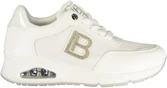 Balta sneakersy moterims Laura Biagiotti su kryształkami