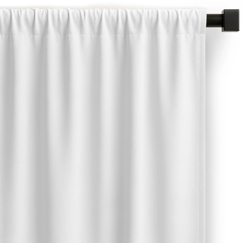 Balta užuolaida su kilpomis RES Oxford Carli 140 × 250 cm