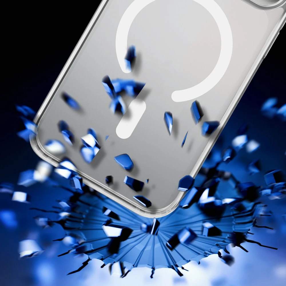 Dėklas 3MK Frosty Magdėklas skirtas Apple iPhone 17 Pro baltos spalvos