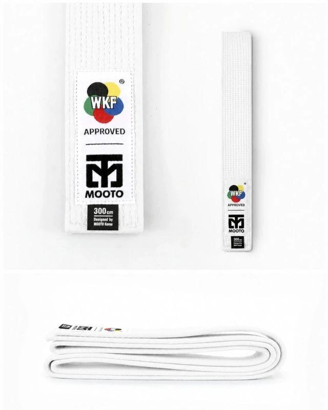 Baltas kimono diržas - MTX Karate WKF | MOOTO