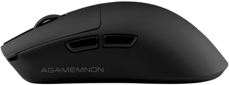 White Shark Baltas Shark AGAMEMNON WGM-9012 belaidė žaidimų pelė, juoda