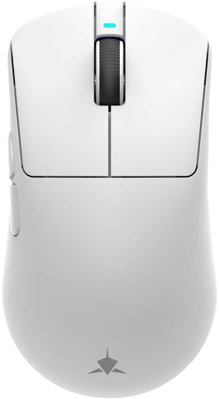 White Shark Baltas Shark BORS-W WGM-5021 belaidė žaidimų pelė, juoda