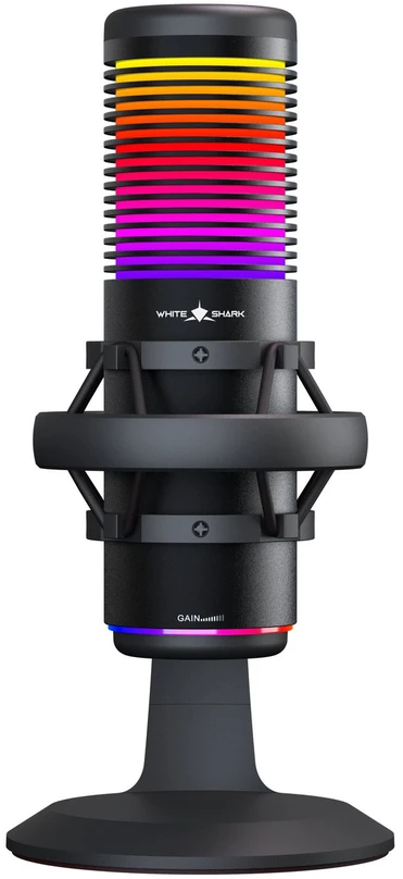 White shark Baltas Shark EKTARA USB mikrofonas, juodas