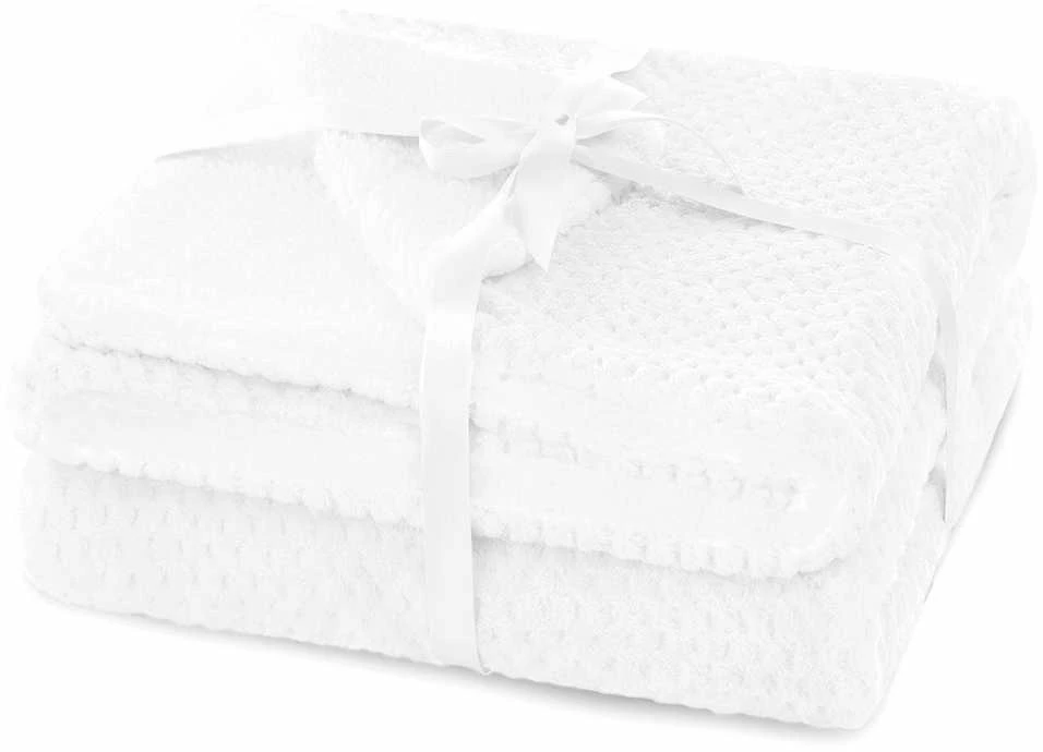 AmeliaHome Pledas SHLEEPY, 70X150 cm, spalva: balta