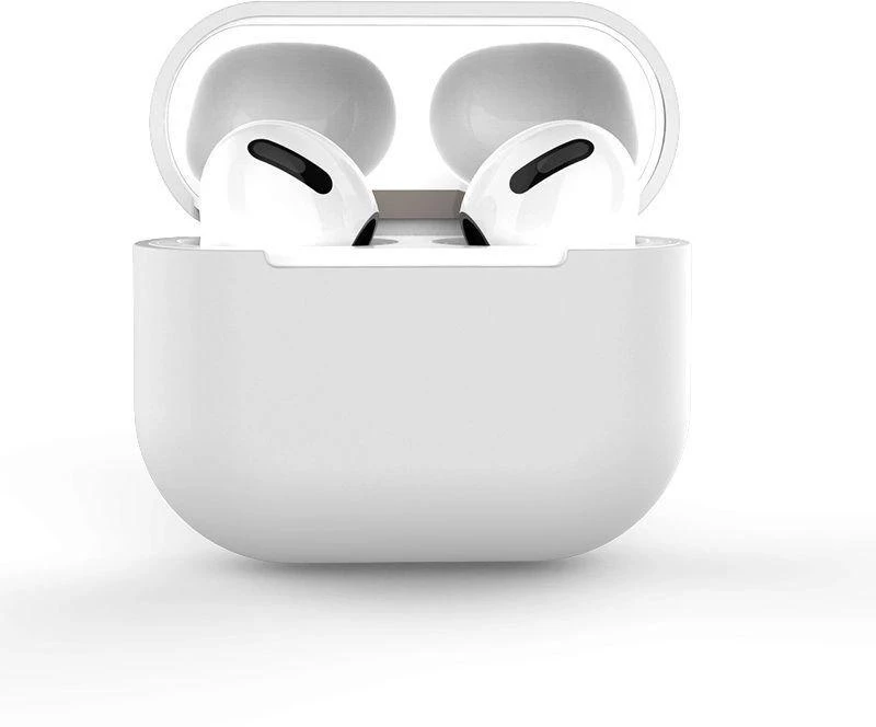 Hurtel Dėklas skirtas AirPods 2 / AirPods 1 silicone soft dėklas skirtas headphones baltas (case C)