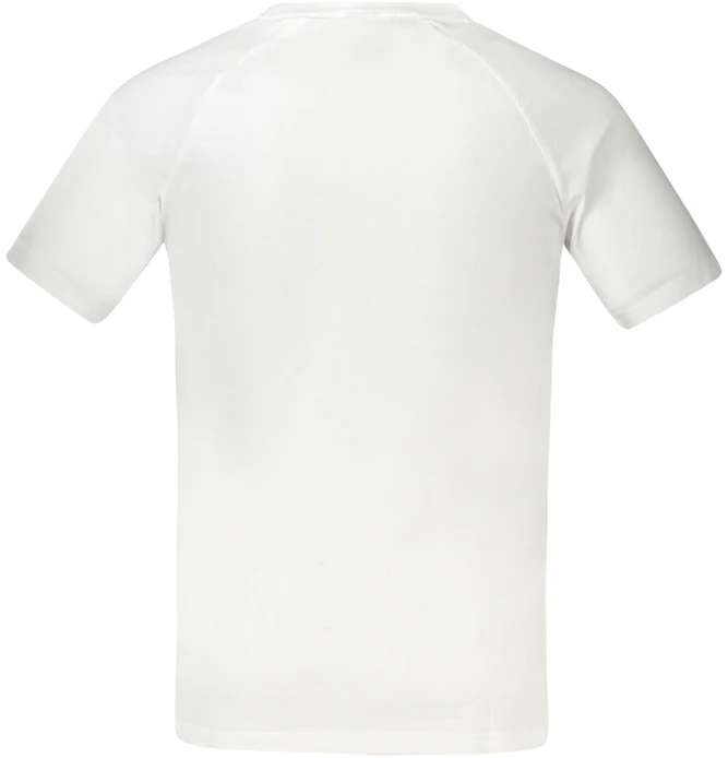 Baltas T-shirt męski BOSS 50517970RNSLIMFIT