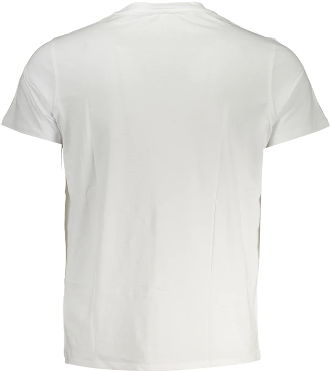 Baltas T-shirt męski K-WAY K00AI30SIGUR