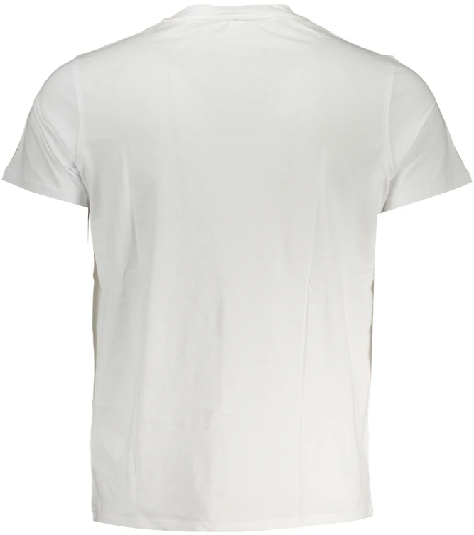 Baltas T-shirt męski K-WAY K00AI30SIGUR