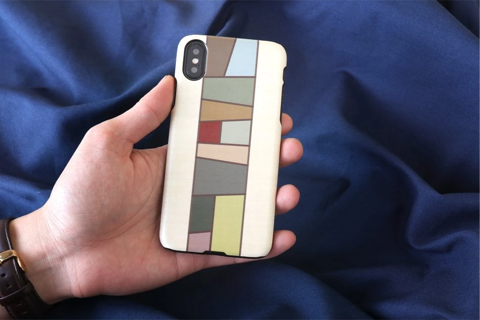Baltas telefono dėklas MAN&WOOD iPhone X/XS, Nemo