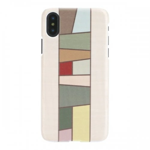 Baltas telefono dėklas MAN&WOOD iPhone X/XS, Nemo