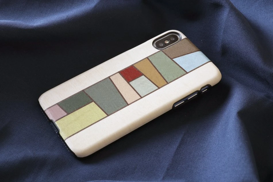 Baltas telefono dėklas MAN&WOOD iPhone X/XS, Nemo