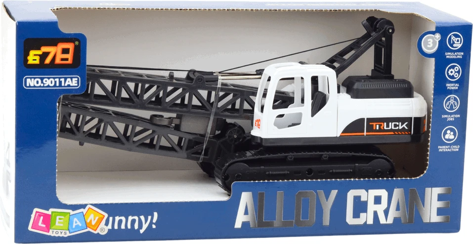 Lean Toys Vikšrinis Kranas su 360 Rotacija ir Judančiu Kabliu