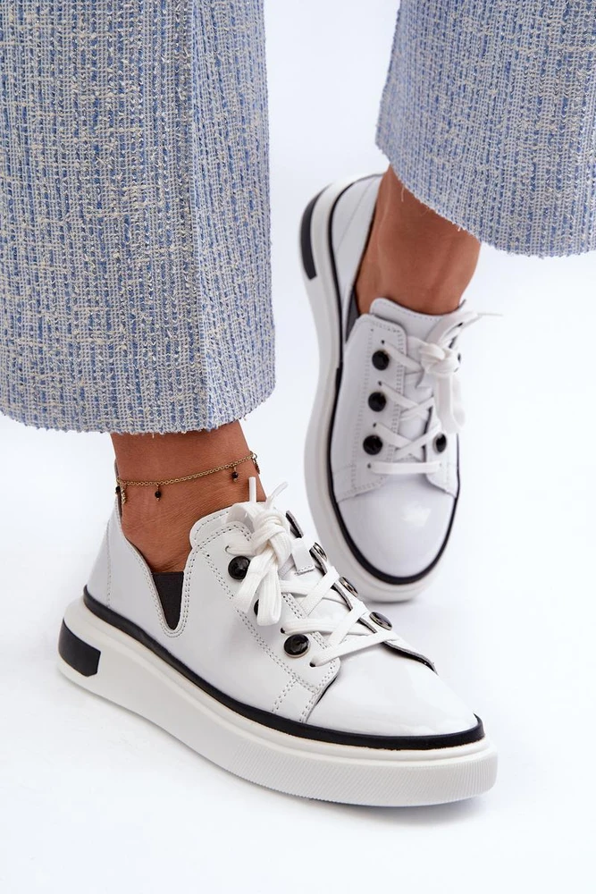 Balti moteriški sportbačiai Step in style