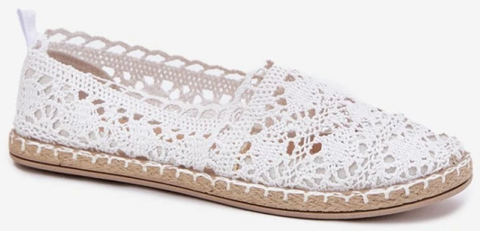 Balto spalvos espadrilės Step in style