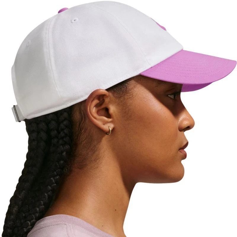 Baltos ir rožinės spalvos kepurė Nike Club Cap FB5368 103