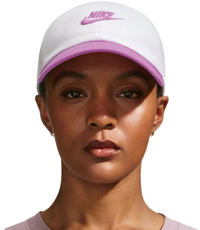 Baltos ir rožinės spalvos kepurė Nike Club Cap FB5368 103