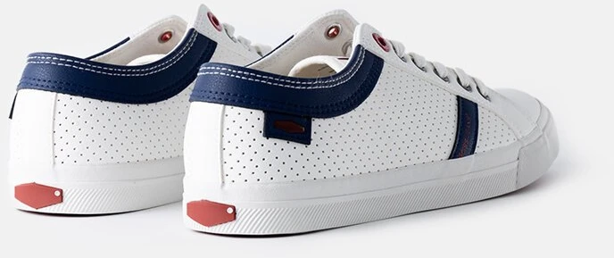 Baltos spalvos vyriški sportiniai bateliai CROSS JEANS