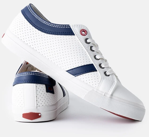 Baltos spalvos vyriški sportiniai bateliai CROSS JEANS